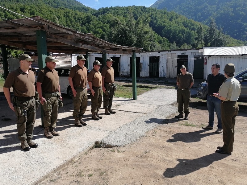 Parral: Círculo de Alguaciles realizó donación a retén Fronterizo de Bullileo