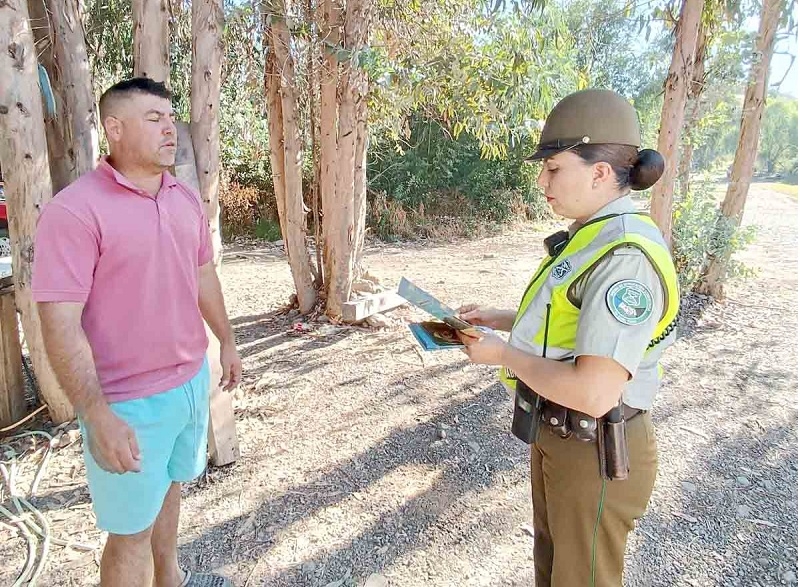 Carabineros del Maule reforzó despliegue para prevenir incendios forestales ante altas temperaturas