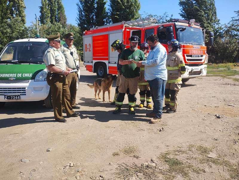 San Javier:  Carabineros junto a Bomberos reiteran la prevención de incendios forestales en vacaciones de verano