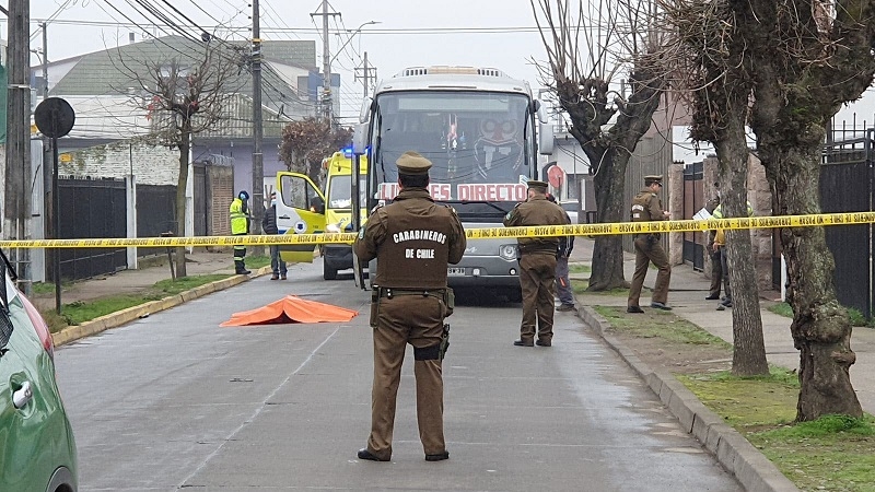 Linares: Investigan homicidio con arma cortante en pleno centro