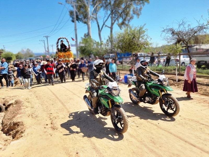 Carabineros entregó seguridad y prevención durante la fiesta religiosa de San Francisco de Asís en Huerta de Maule