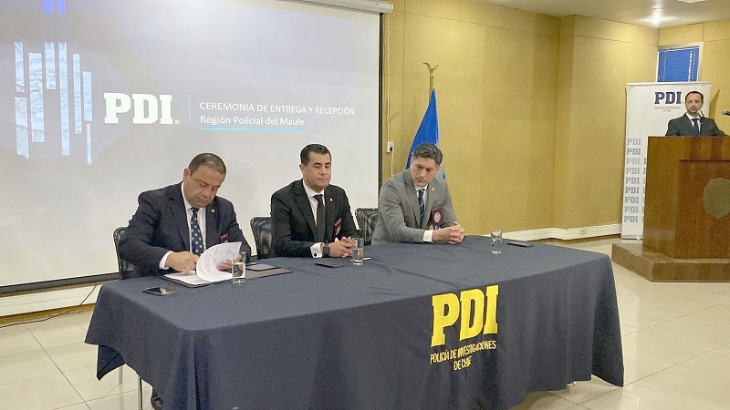 Asumió nuevo Jefe Regional de la PDI en el Maule