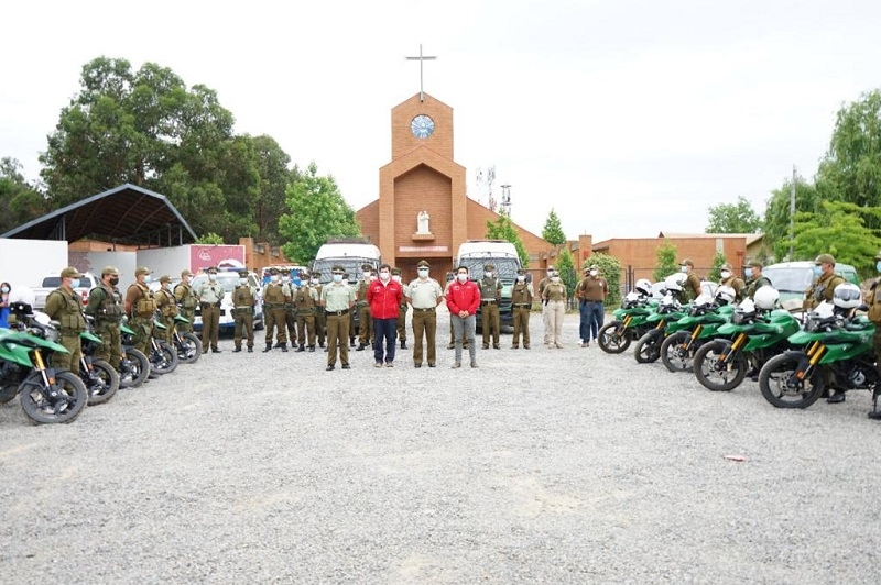 Carabineros y PDI realizan intervenciones policiales en barrios prioritarios del Maule