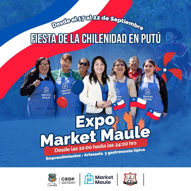 CRDP, Agroturismo Putú-Mataquito y Barrios Acevedo Invitan a Expo Market Maule