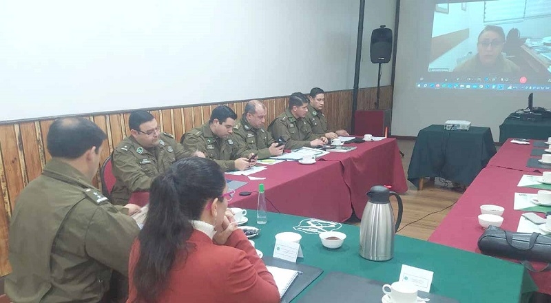 Linares: se realizó sesión STOP trimestral en la Prefectura de Carabineros
