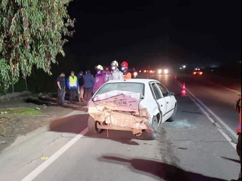 Colbún: 3 lesionados en accidente de tránsito en sector Maule Sur