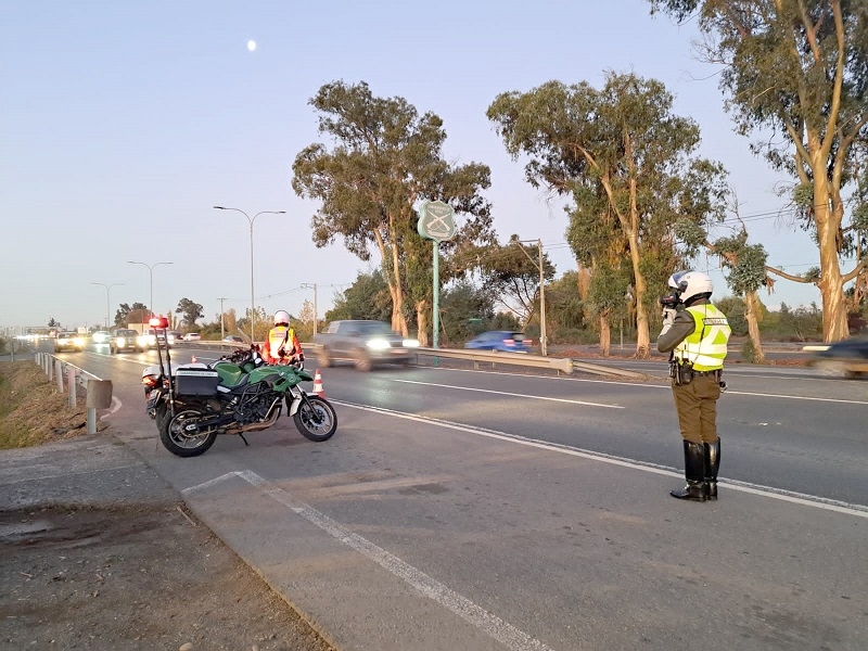 Carabineros realizó más de 6 mil controles durante el fin de semana largo en el Maule