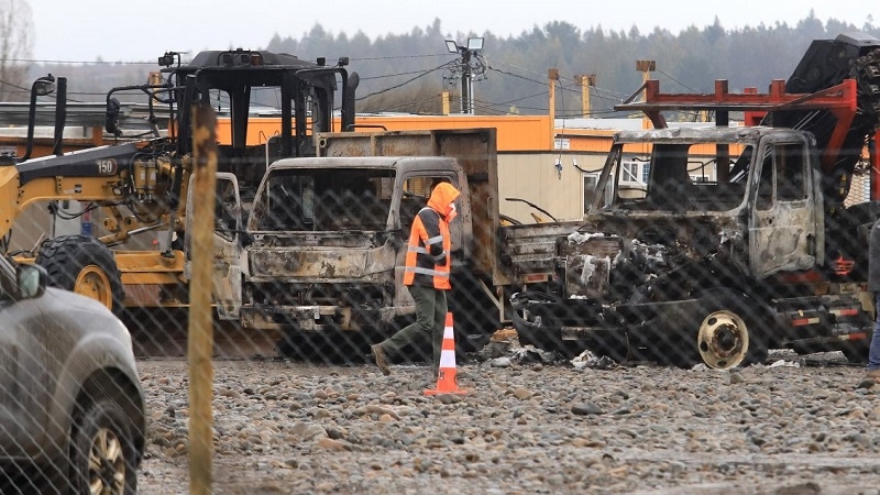 Nuevo ataque incendiario se registró en Vilcún: Hay maquinaria destruida