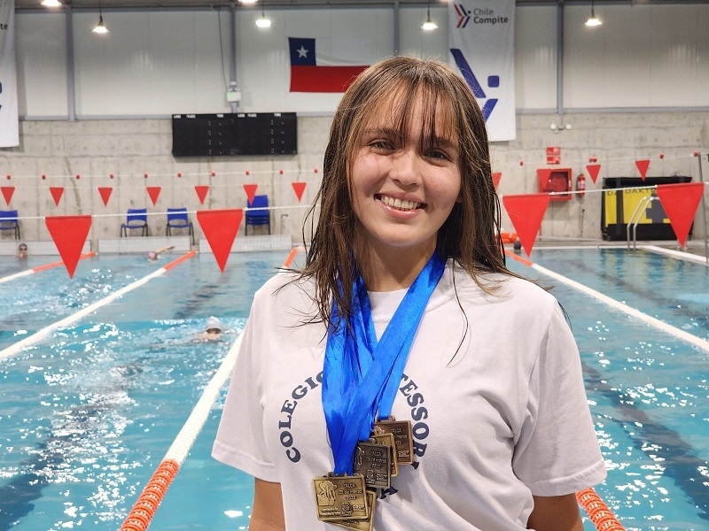 En Julio: Nadadora maulina representará a Chile en mundial de natación en Francia