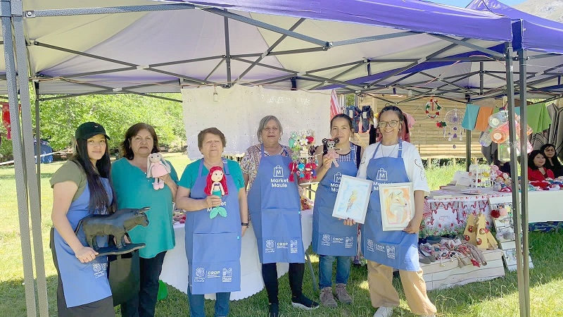 Más de 200 mujeres emprendedoras participaron en exitosas ferias durante el fin de semana en el Maule