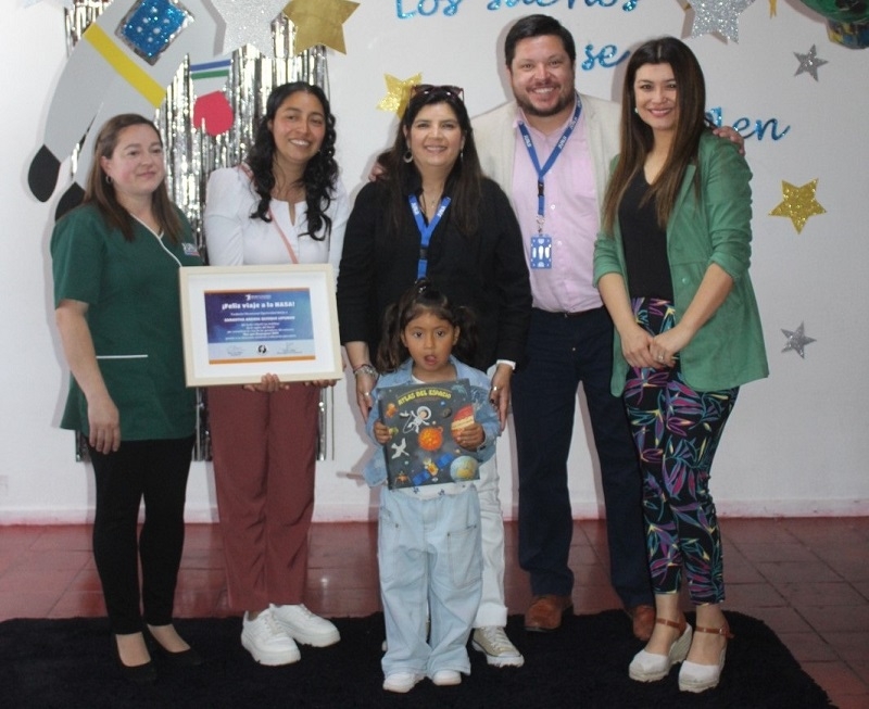 Realizan reconocimiento a estudiante de Parral que viajará a la NASA