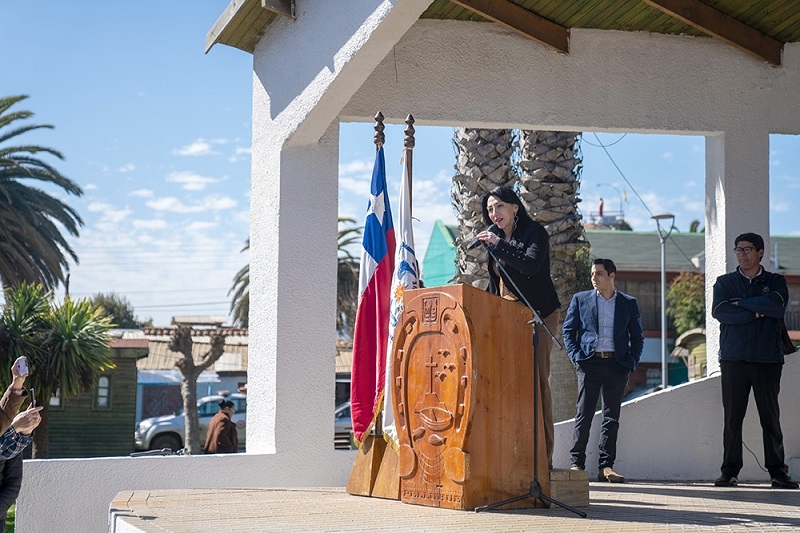 Pelluhue cuenta con remodelada Plaza de Armas gracias al Gobierno Regional del Maule