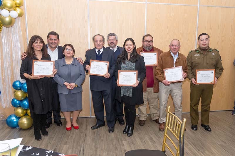 Cámara de Comercio de Linares celebró 97 años con cena de reconocimiento a sus colaboradores y socios históricos