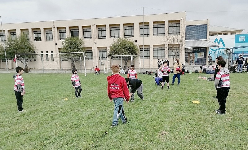 Club de Rugby Linares continúa con los talleres todos los días sábado en cancha del Politécnico 