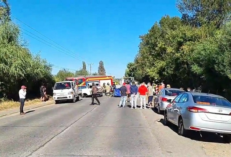 Linares: Colisión frontal dejó un lesionado grave en ruta a Panimávida