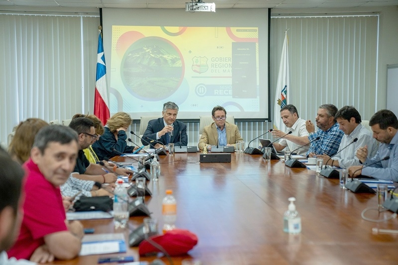 Primera sesión de CORE del Maule encabezado por Gobernador Pedro Álvarez-Salamanca