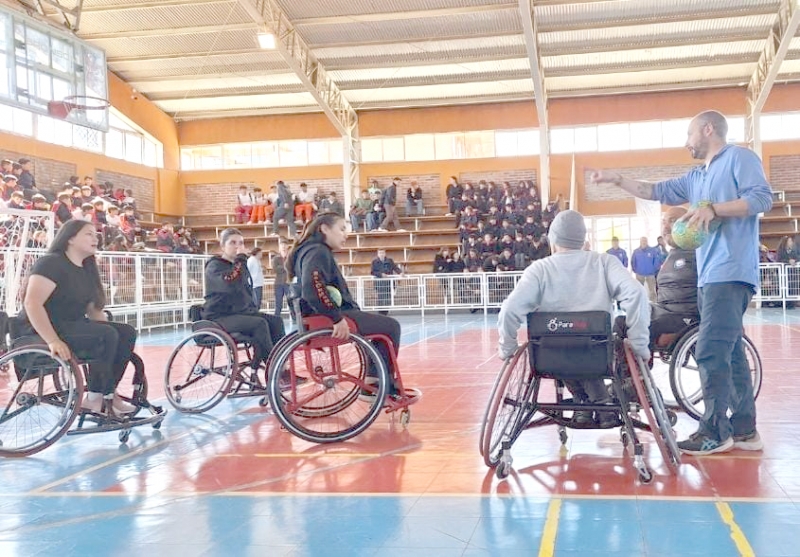                                                                                                                                       San Javier acogió nueva muestra del deporte paralímpico y adaptado