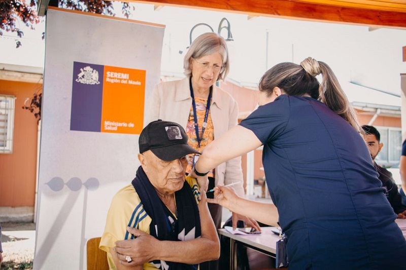 Maule Region and Senama Resume Bivalent Covid-19 Vaccination Campaign for Older People