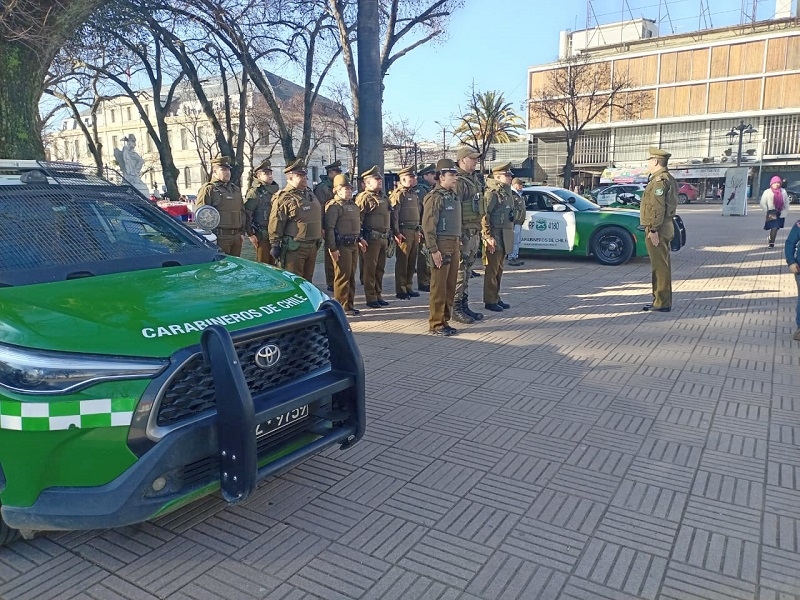 Provincias de Linares y Cauquenes: Carabineros detuvo a 28 sujetos y efectuó más de 1.129 fiscalizaciones