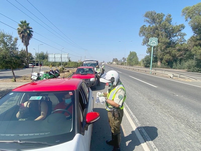 Carabineros informó balance tras recambio de turistas en el Maule