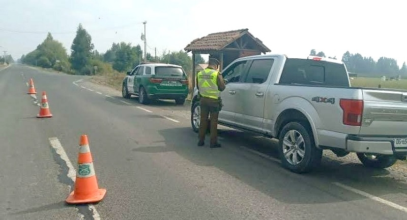  Carabineros de Linares mantendrá fiscalizaciones y controles durante el fin de semana largo