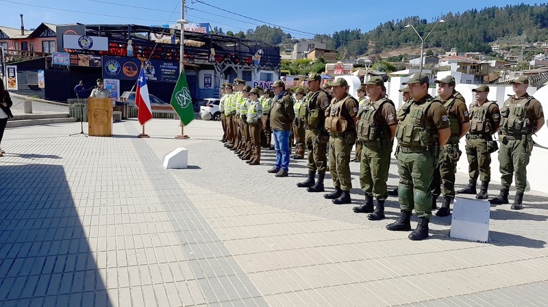 Pelluhue: Carabineros y autoridades inician el Plan Verano Seguro 2024