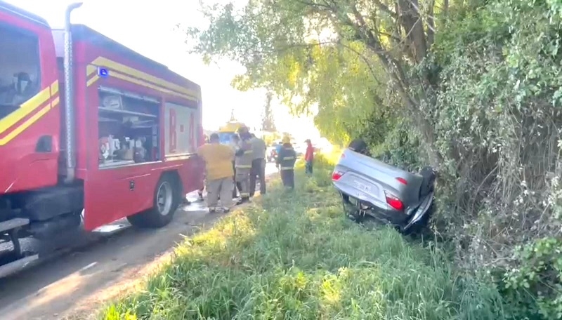 Linares: nuevamente reiterados accidentes de tránsito movilizaron a bomberos