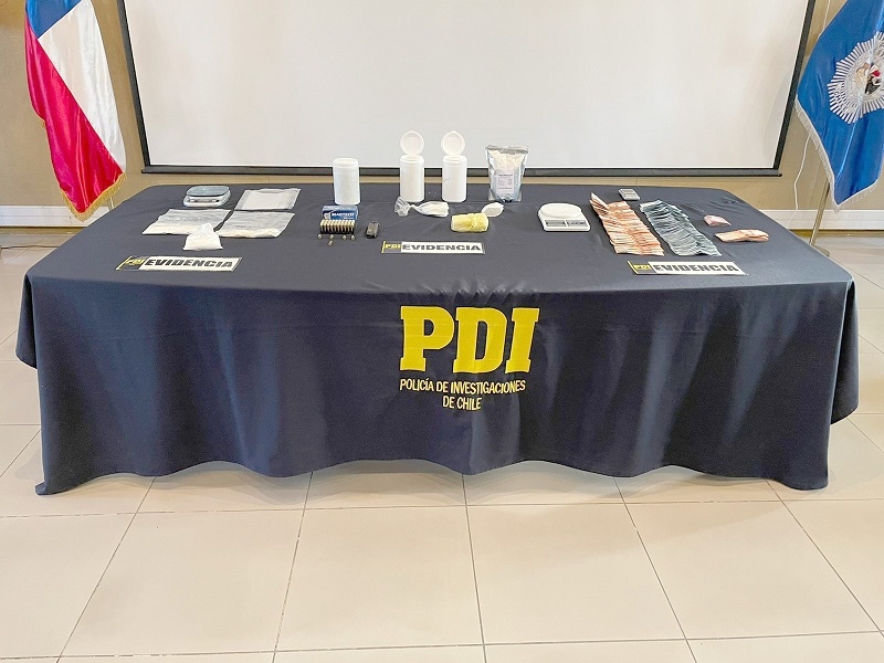 PDI desbarató banda criminal dedicada a distribuir y comercializar droga en el Maule