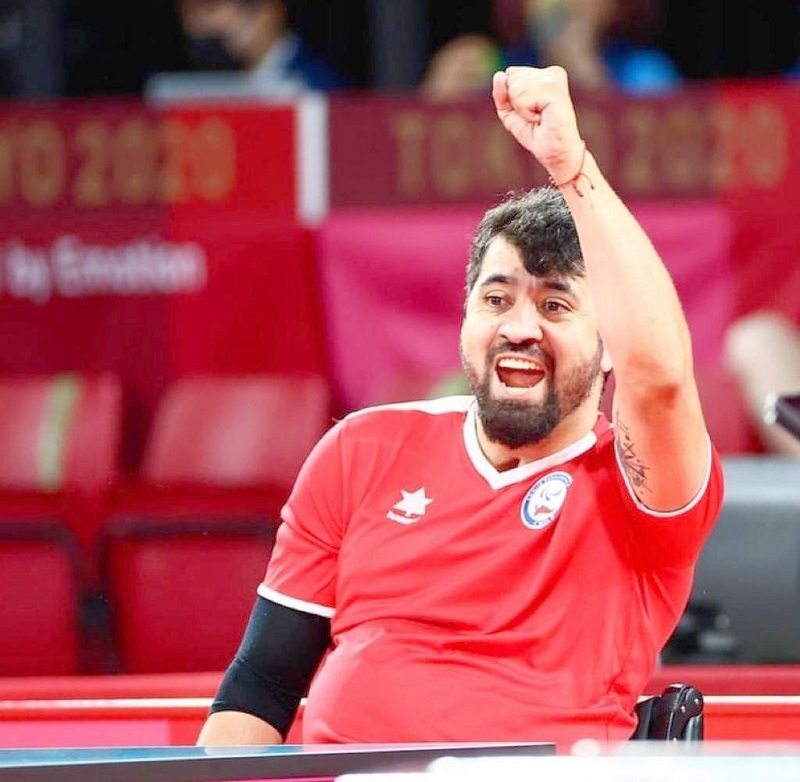 Tenimesista Luis Flores, de Yerbas Buenas, logró el primer Oro para Chile en los Parapanamericanos