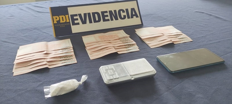 San Javier: PDI detuvo a imputada que distribuía droga en modalidad delivery