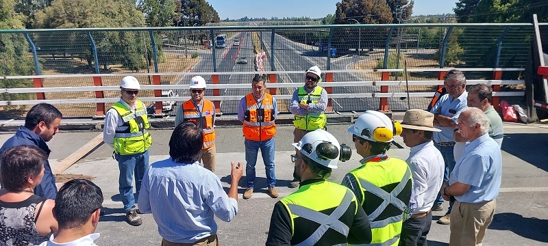 MOP anuncia próxima habilitación del enlace Retiro de la Ruta 5 Sur 