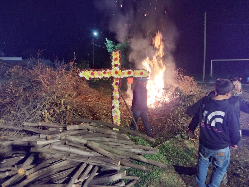  Sector Las Motas celebró la Cruz de Mayo