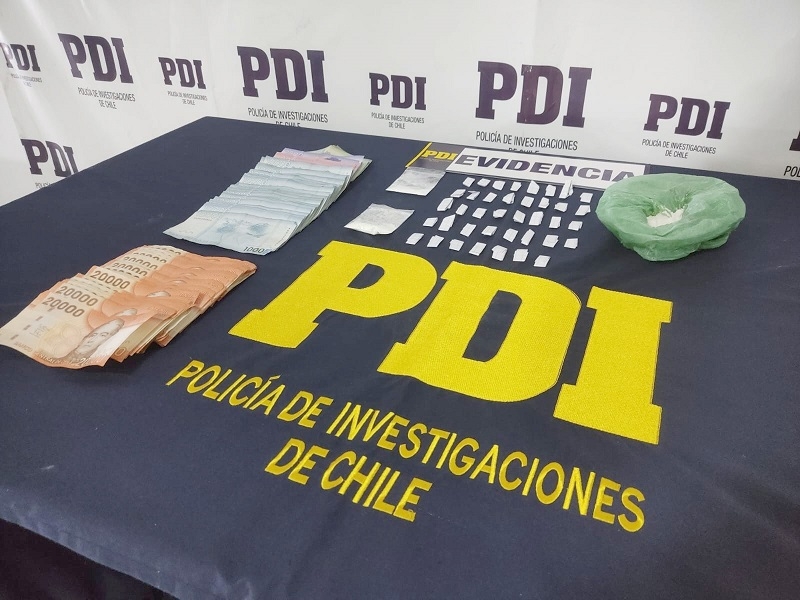 Cauquenes: PDI detuvo a cuatro personas por infracción a la ley de drogas