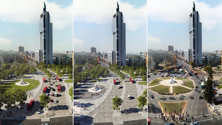 Con una remodelación completa de la Plaza Italia: Presentan avances de proyectos de renovación del eje Alameda