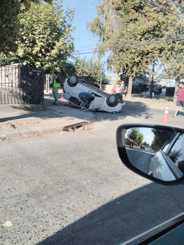 Linares: Dos accidentes de tránsito en inmediaciones del gimnasio municipal