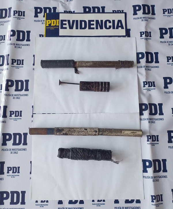 PDI detuvo en flagrancia en Linares a sujeto con escopetas hechizas