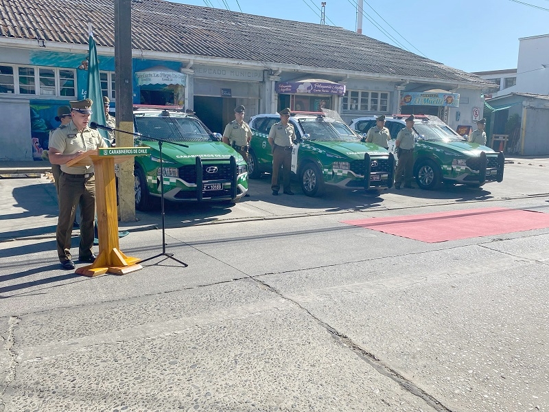 Carabineros de San Javier recibió 3 nuevos vehículos