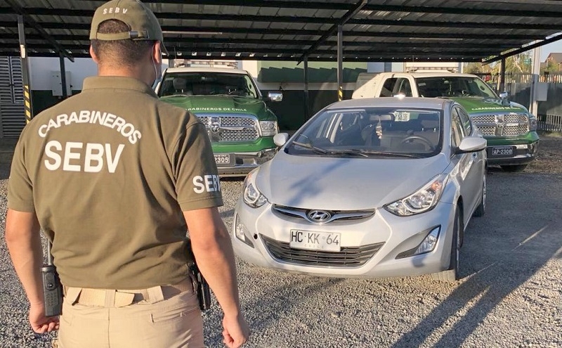  Carabineros del SEBV de Talca recupera vehículo sustraído desde la comuna de Lo Prado