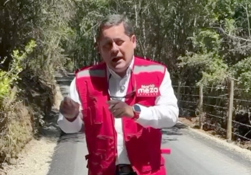 Linares: Alcalde resalta asfalto de Ruta del Carbonero que une Embalse Ancoa con Chupallar