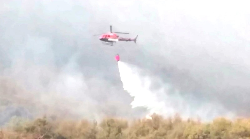 Linares: SENAPRED actualiza último reporte sobre incendio forestal en Chupallar