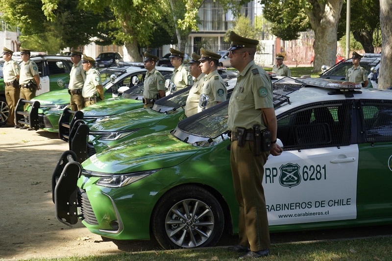 CARABINEROS DEL MAULE RECIBIÓ 20 VEHÍCULOS PARA REFORZAR COMBATE A LA DELINCUENCIA.