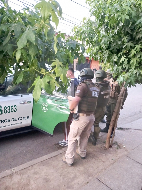 Carabineros del SEBV Ñuble captura a sujeto implicado en robo de vehículo en Chillán