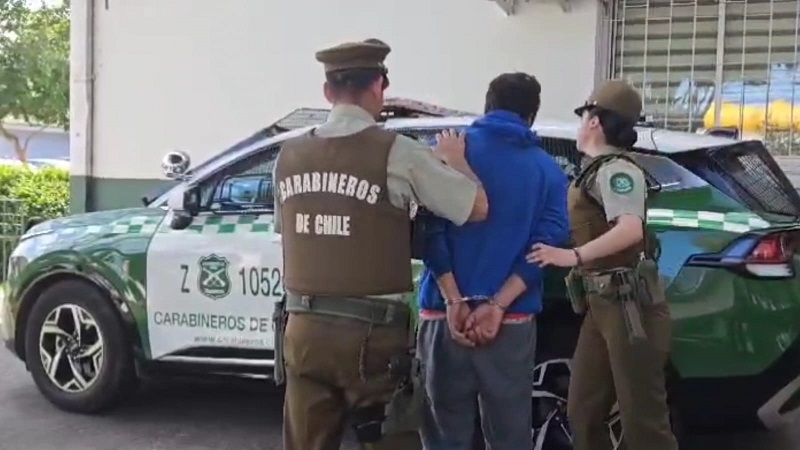 San Javier: Carabineros detuvo a un sujeto por robo desde un céntrico local comercial