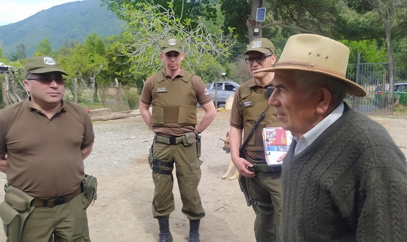 Carabineros refuerza la seguridad en el sector cordillerano de Embalse Ancoa en Linares