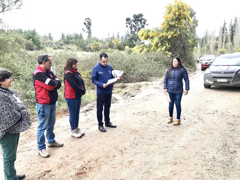 Cauquenes: Habilitan  el paso para vehículos  livianos en el acceso del estero Chacarillas Ruta M-486