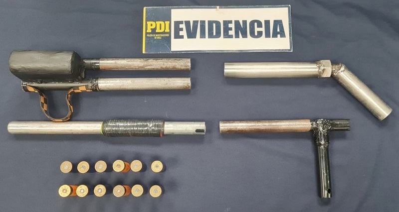 PDI detuvo en San Clemente a tres sujetos formalizados por robo de sede social e incautó tres armas hechizas