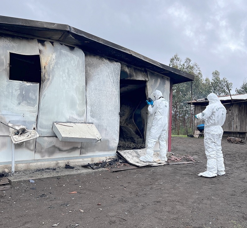 Chanco: adulto mayor fallece en incendio de vivienda