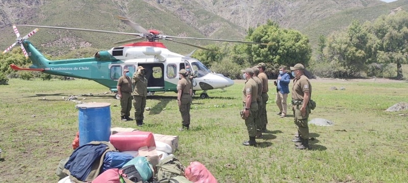 Ejecutan relevo de Avanzadas Fronterizas en precordillera de Linares