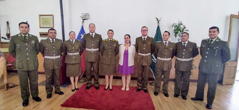 Se realizó una emotiva ceremonia de ascensos de la Prefectura de Carabineros en Linares