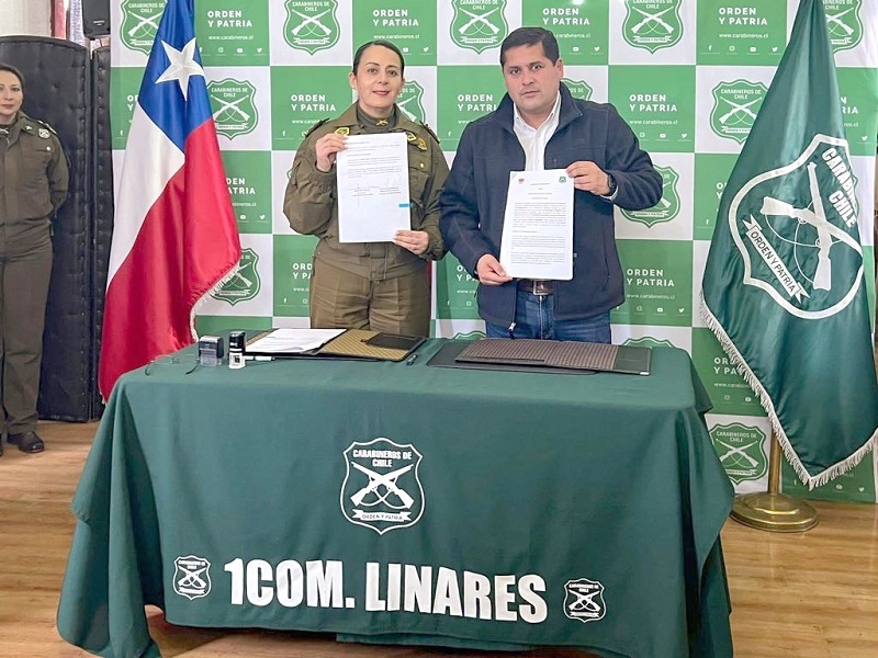 Nuevas comunas maulinas se suman al convenio OS-14 entre Carabineros y municipios